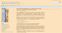 Desktop Screenshot of lineamenta.biblhertz.it